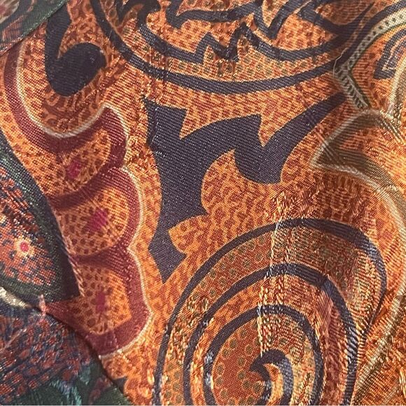 Vintage Westbound Size 12 Paisley Psychedelic Print 80’s Long Sleeve Blouse - Picture 4 of 12